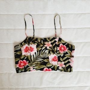 Floral crop top